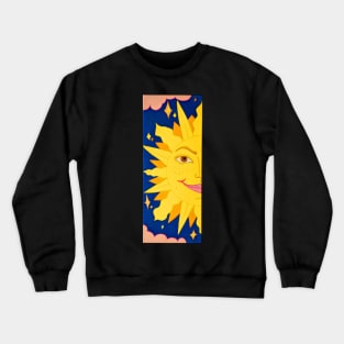 That 70s Hippie Sun Crewneck Sweatshirt